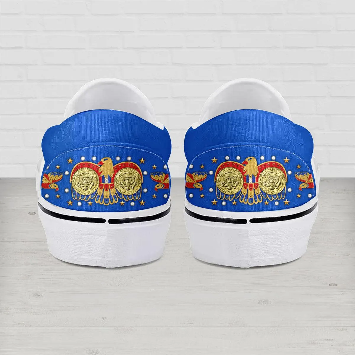 Gearhomie Elvis Eagle Slip On Shoes