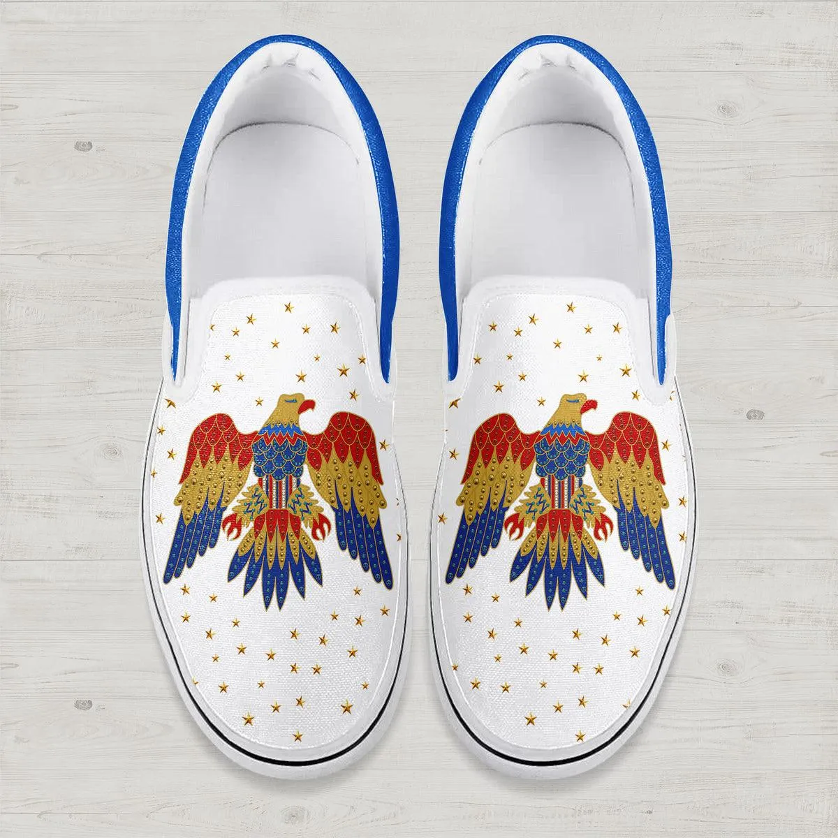 Gearhomie Elvis Eagle Slip On Shoes