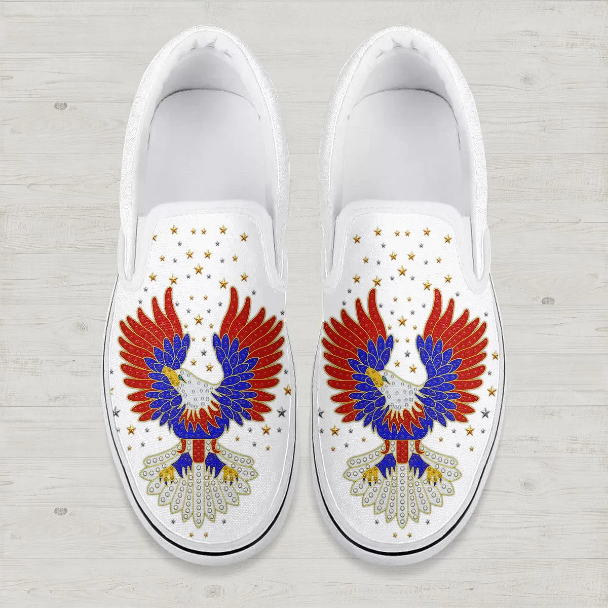 Gearhomie Elvis Presley New Generation Eagle Slip On Shoes