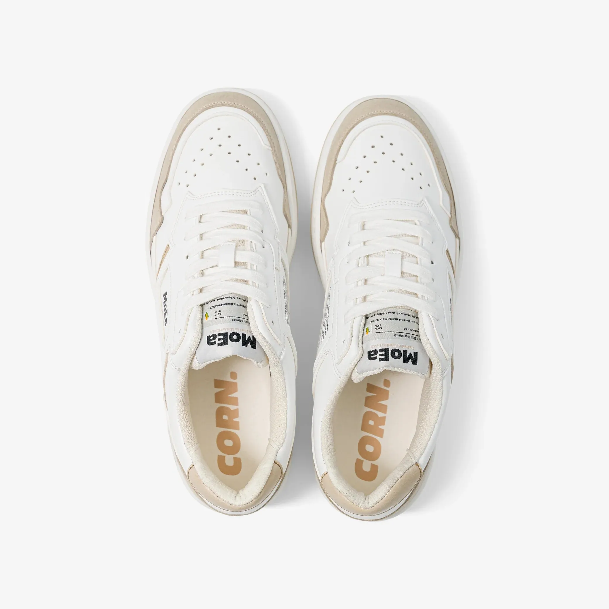 GEN1 - Corn White & Beige Suede