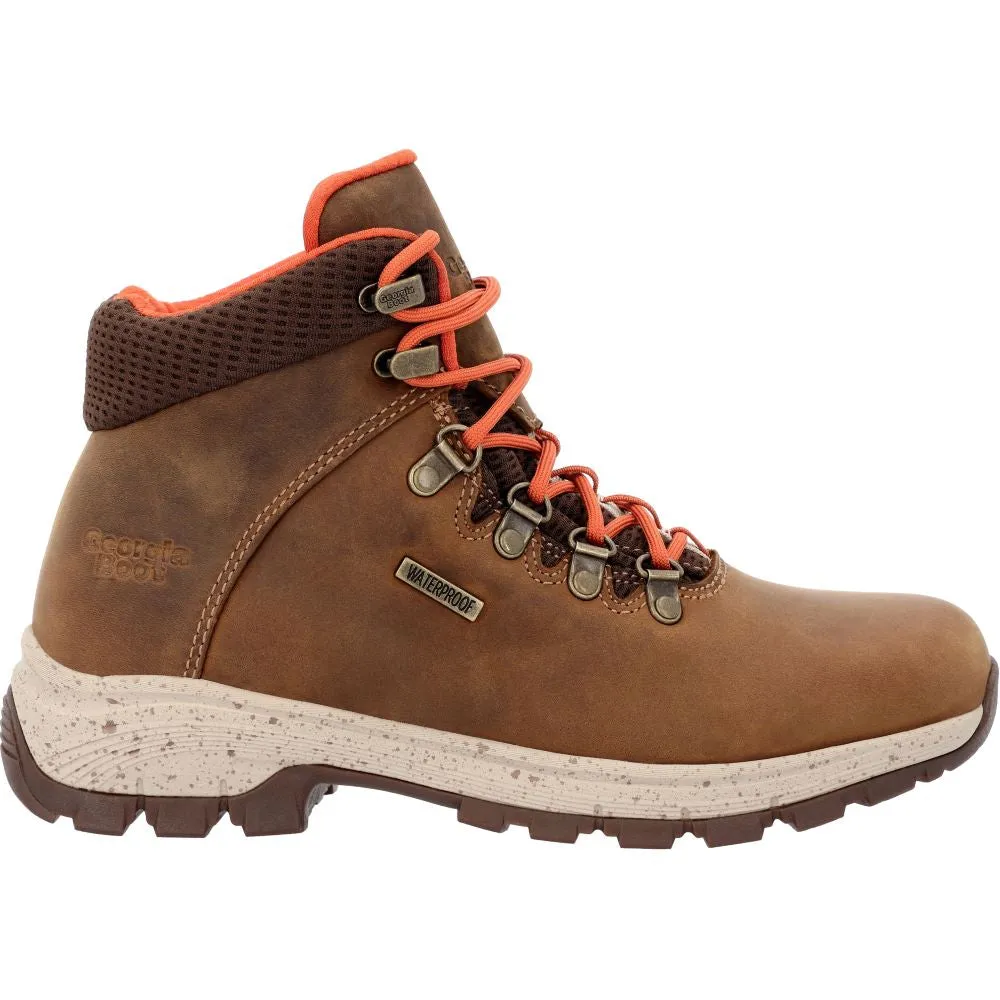 'Georgia Boot' Women's 5" Eagle Trail EH WP Soft Toe Hiker - Brown