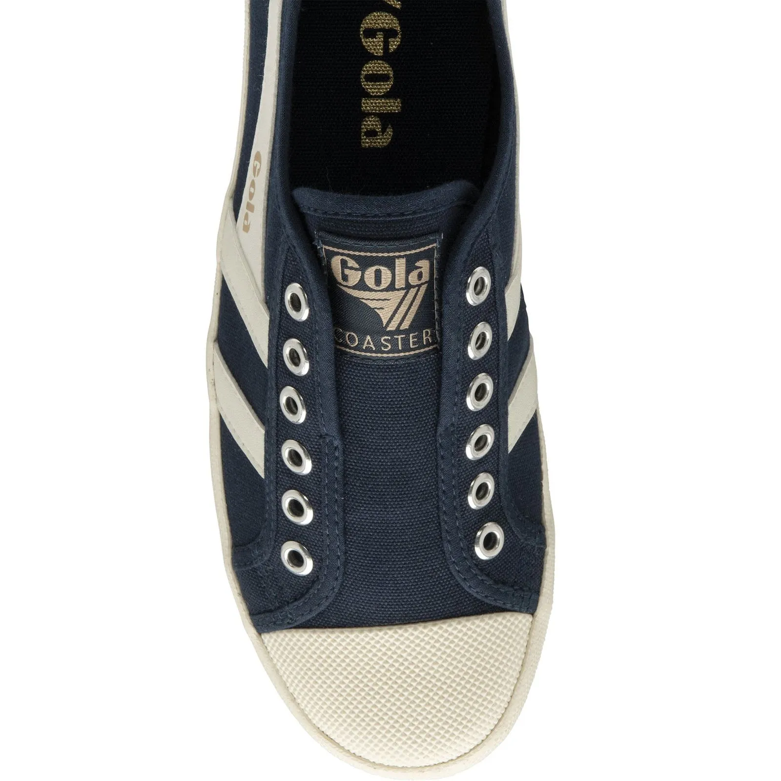 Gola Womens Coaster Slip On Canvas Trainers