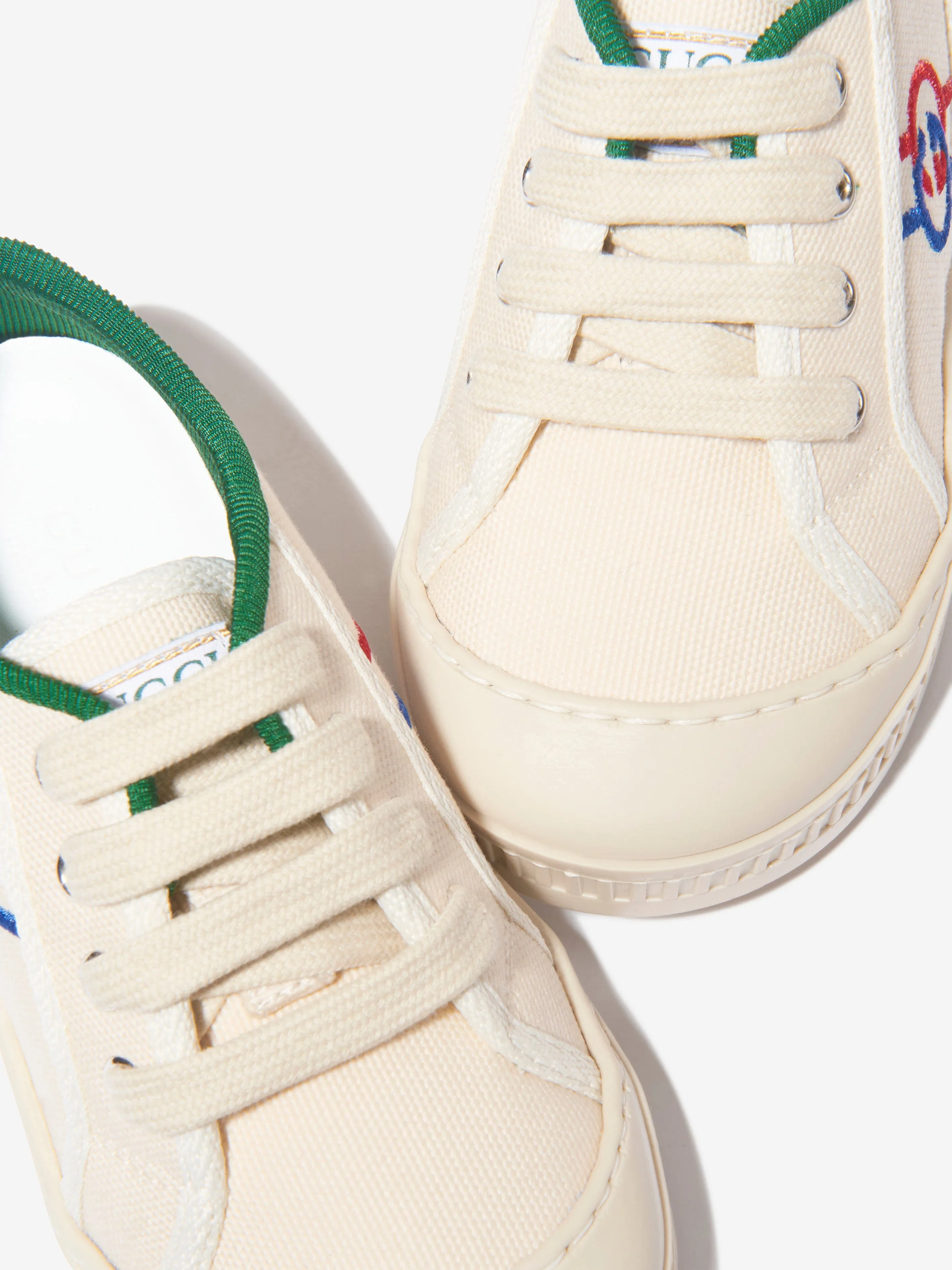 Gucci Kids GG Tennis Trainers in White