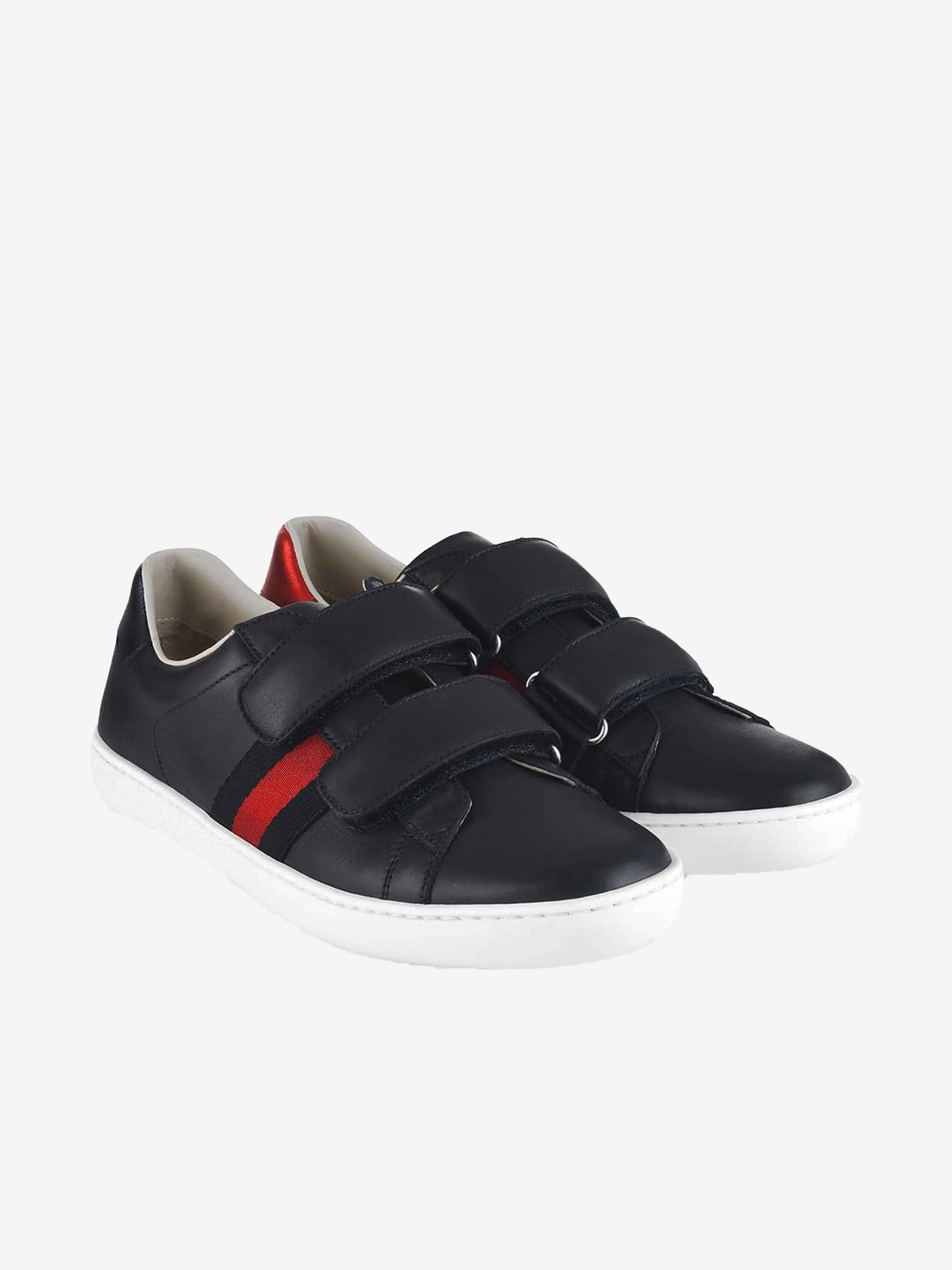 Gucci Leather Velcro Strap Trainers