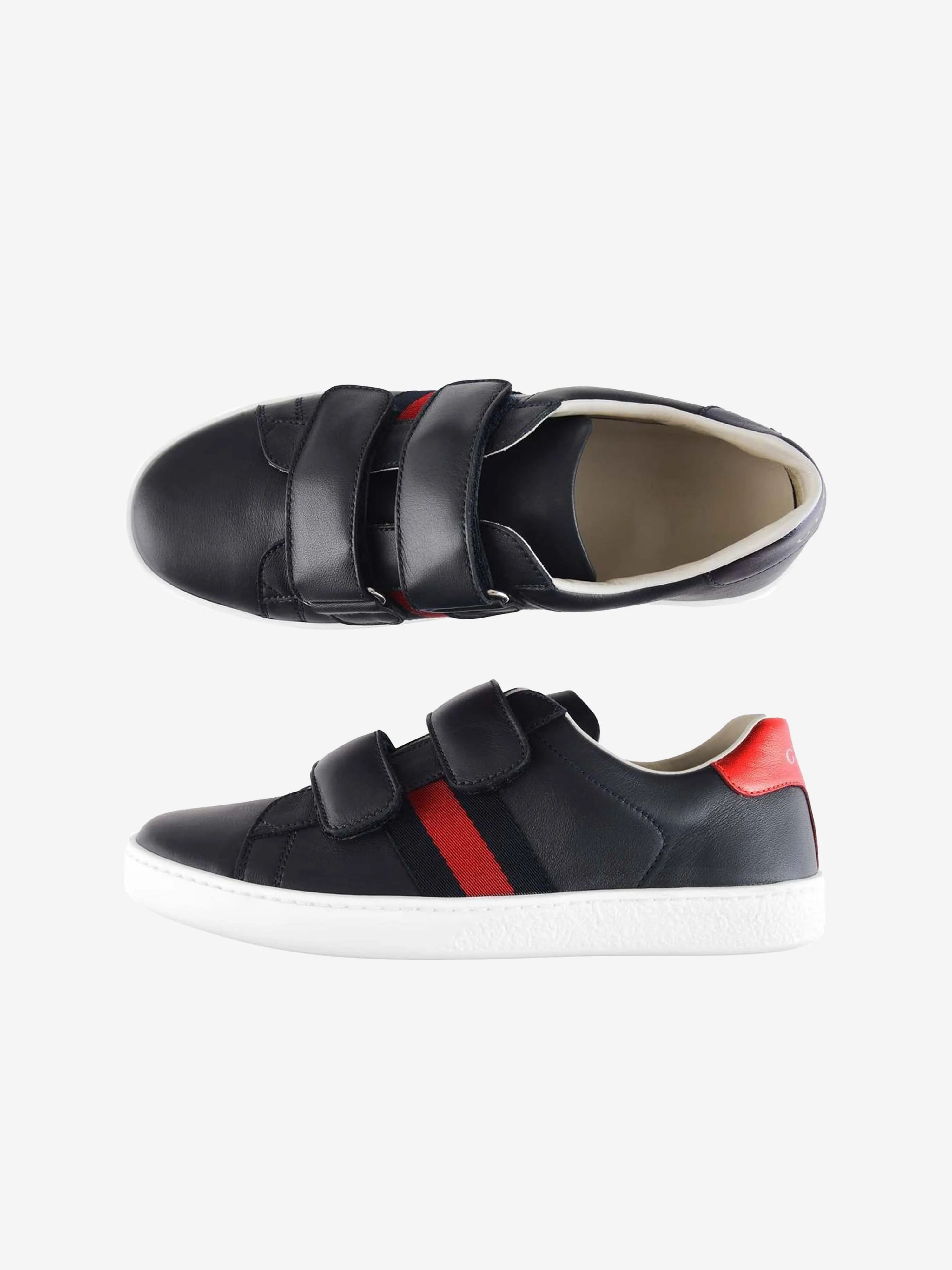 Gucci Leather Velcro Strap Trainers