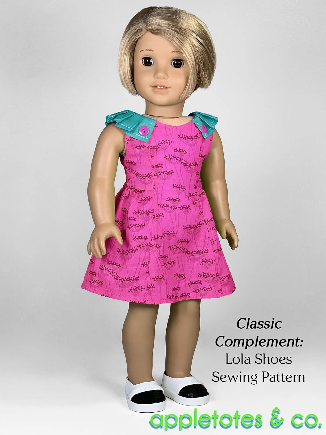 Harlow Dress 18 Inch Doll Sewing Pattern