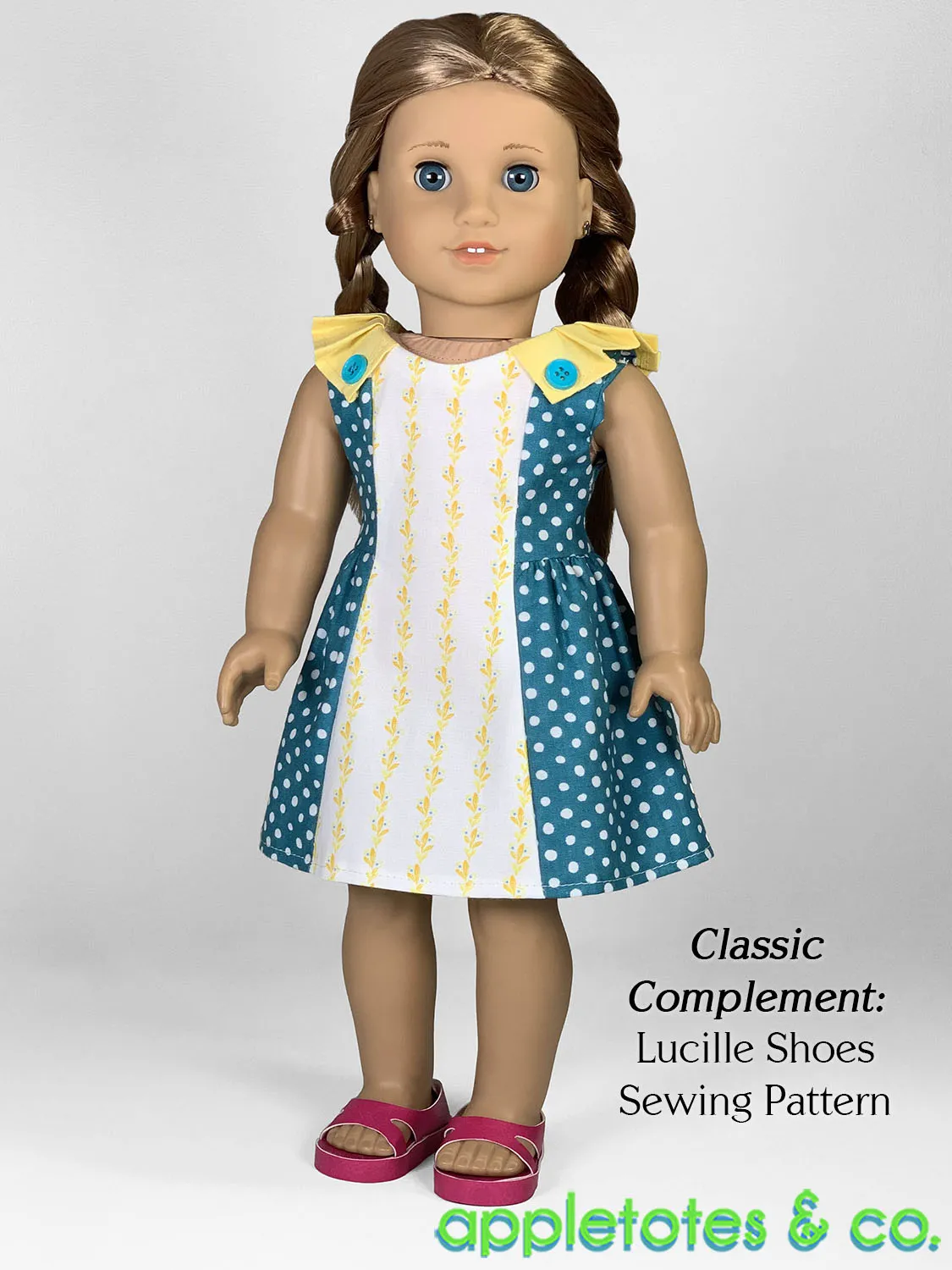 Harlow Dress 18 Inch Doll Sewing Pattern