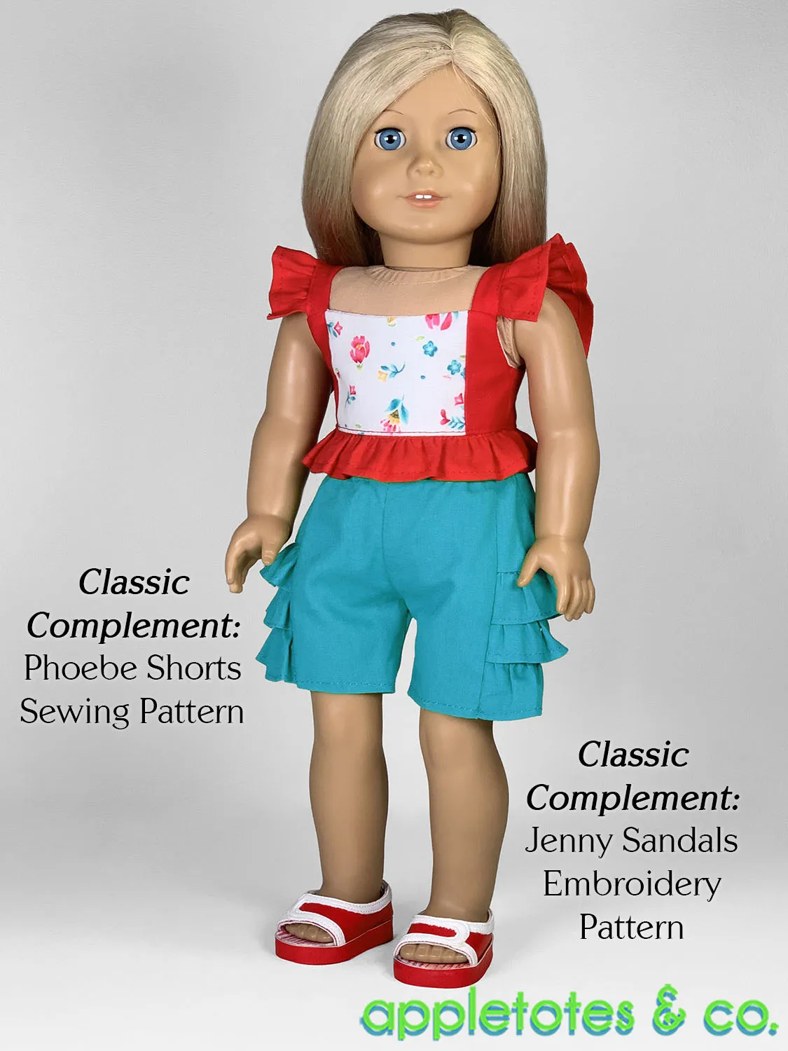 Helena Dress Top Combo 18 Inch Doll Sewing Pattern