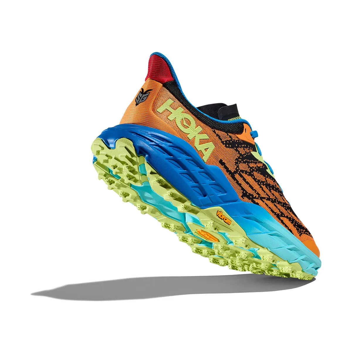 Hoka Speedgoat 5 Mens | Solar Flare / Diva Blue