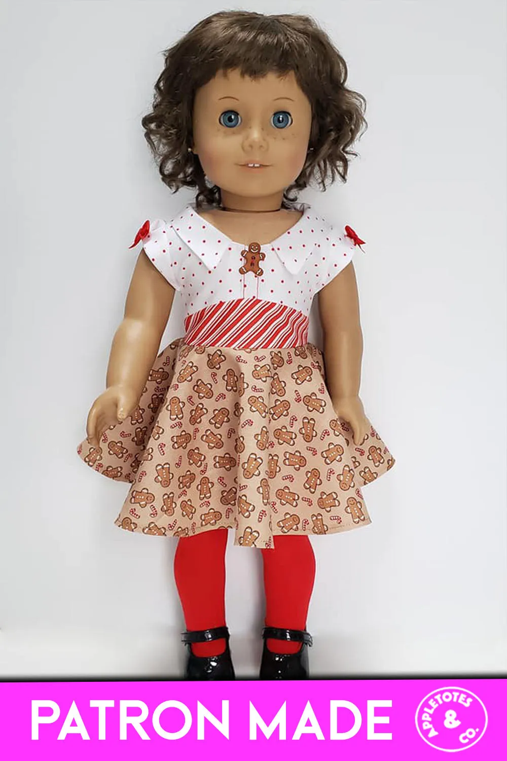 Janelle Dress 18 Inch Doll Sewing Pattern