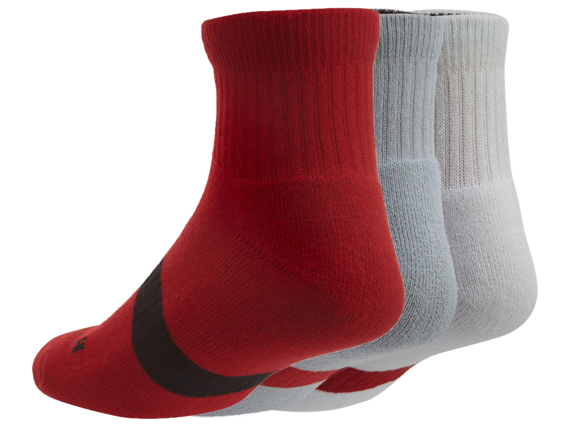 Jordan  Dri Fit Low Quarter 3 Pack Basketball Socks  Mens Style : 546480