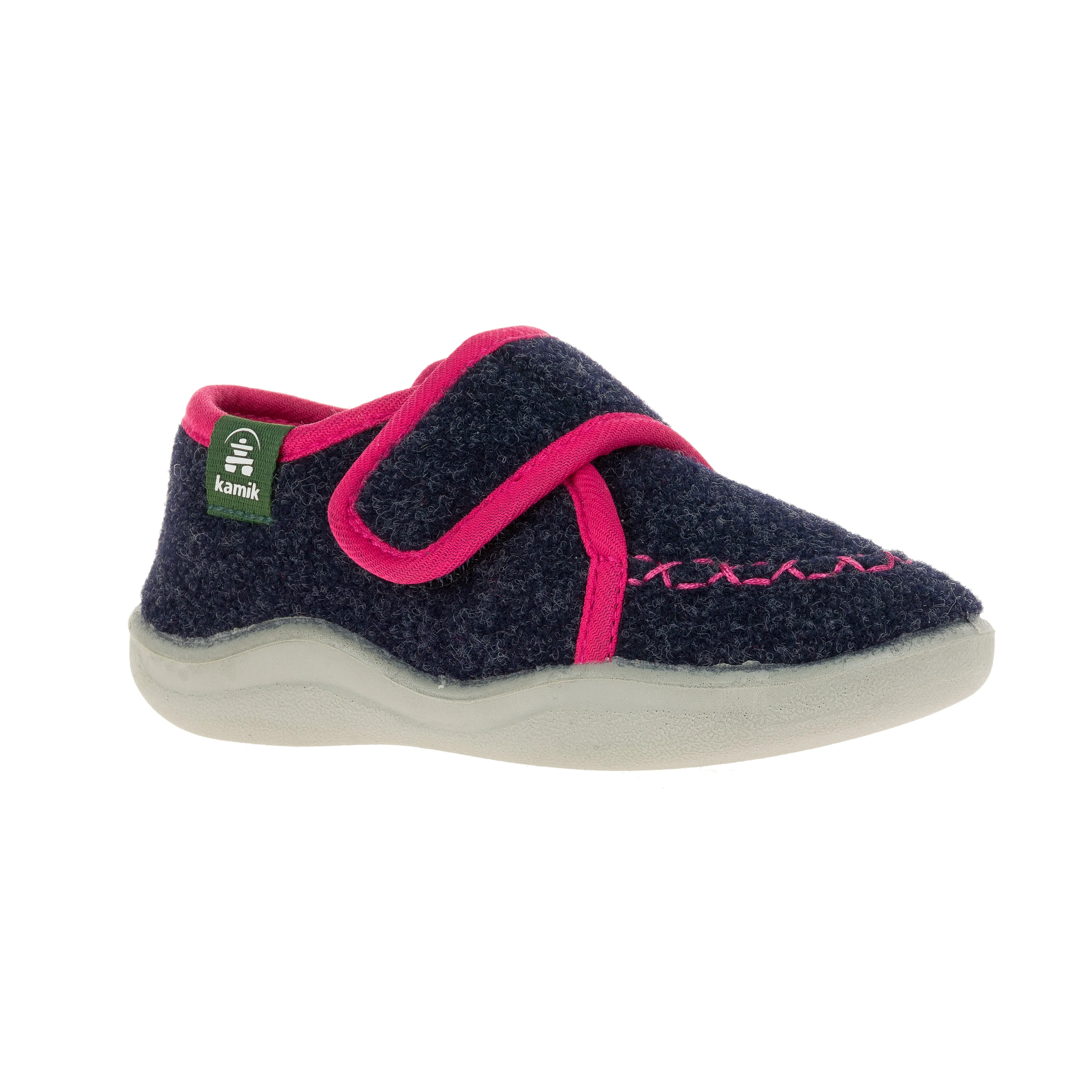 Kamik Navy/Magenta CozyLodge Slipper