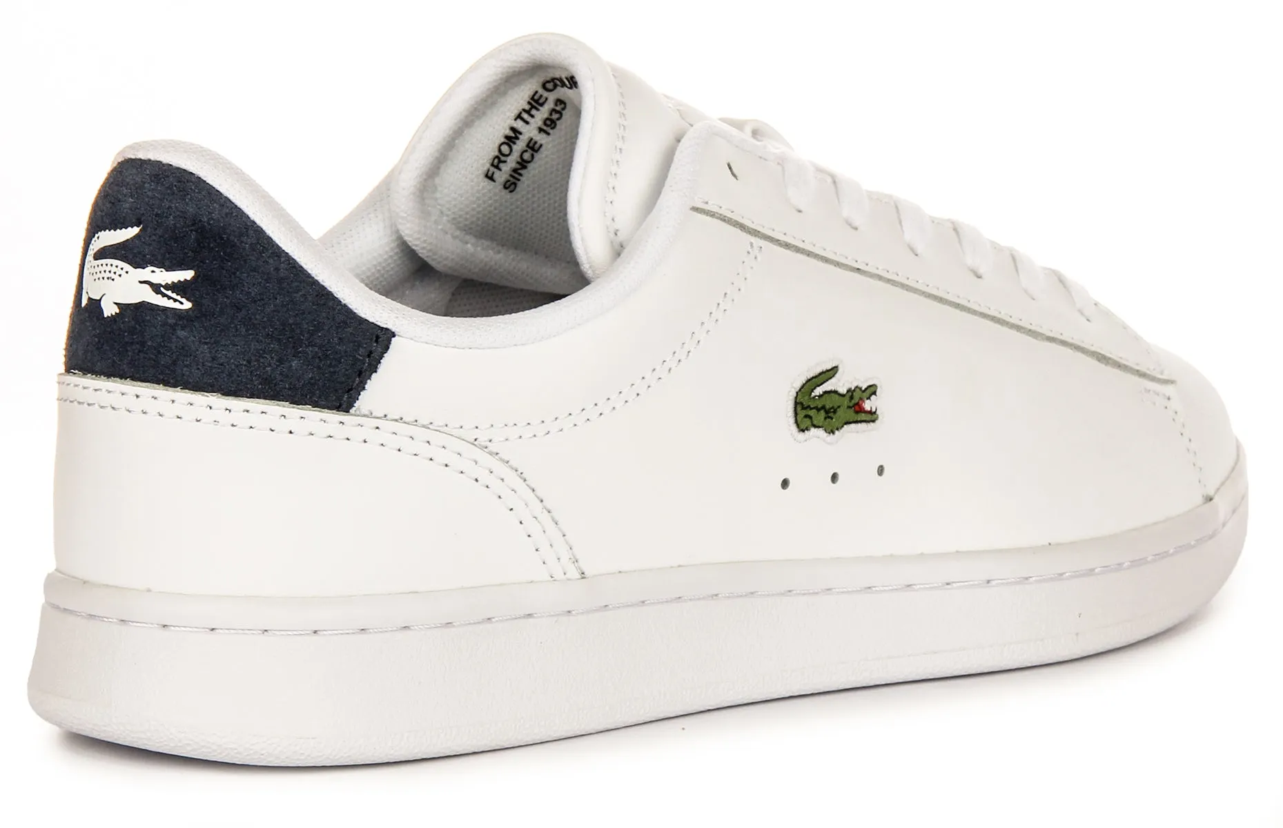 Lacoste Carnaby Set In White Navy For Men