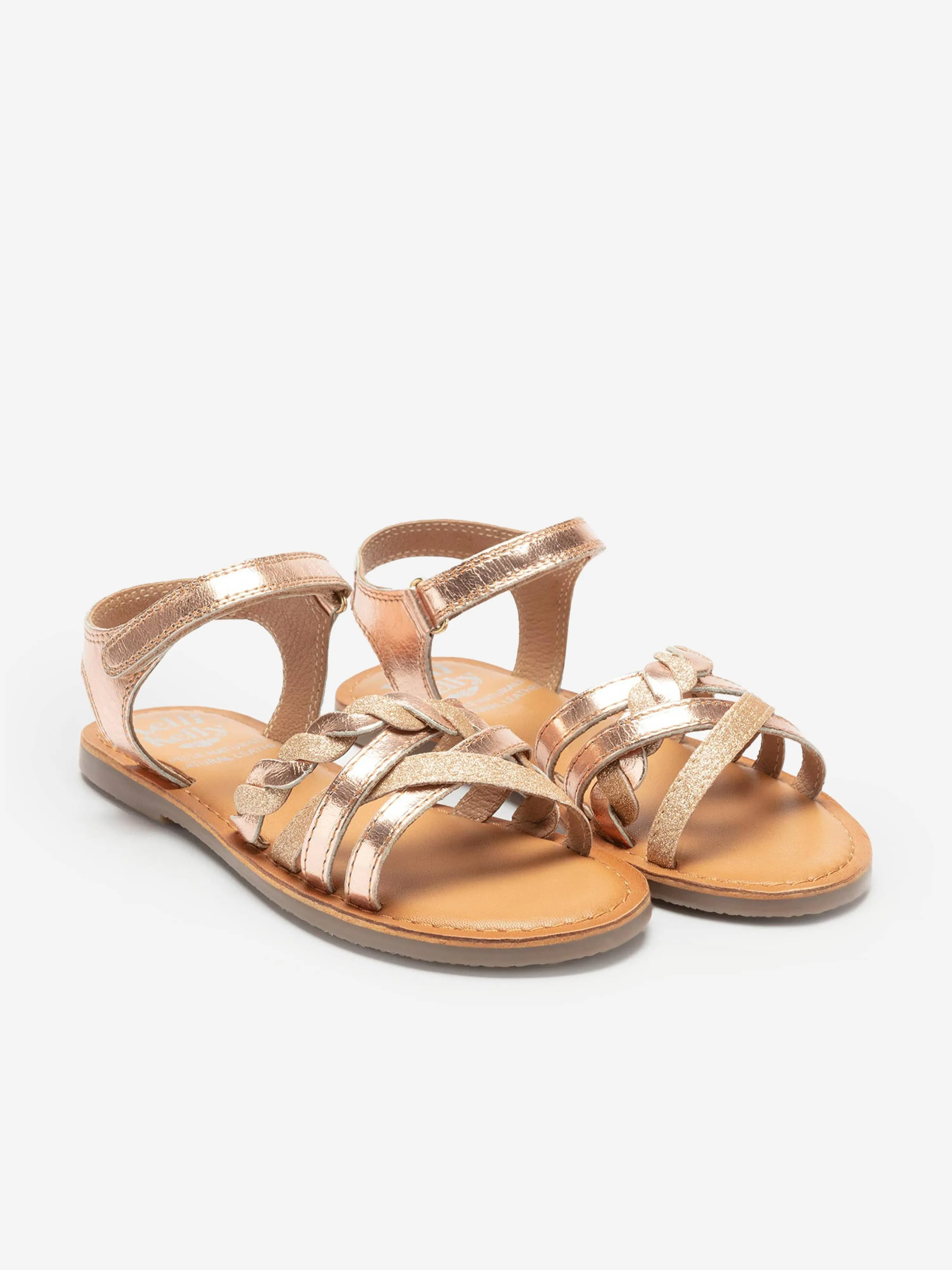 Lelli Kelly Girls Leather Nadir Sandals in Gold