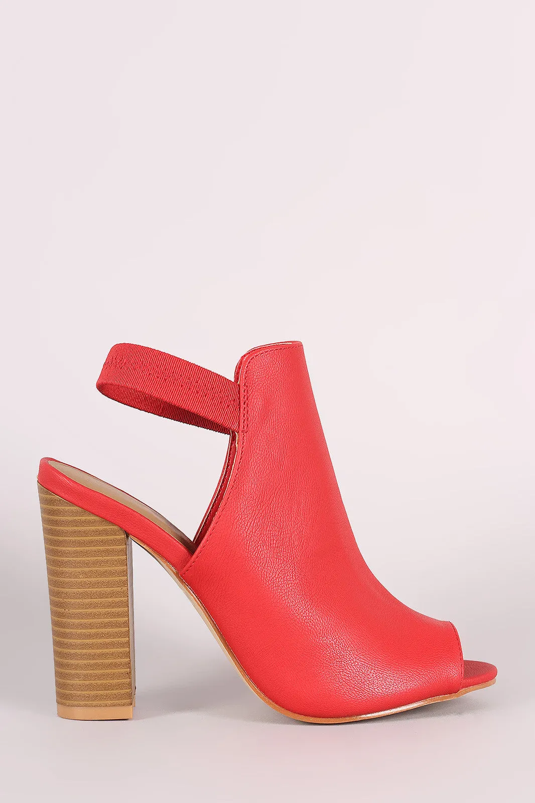 Liliana Elasticized Mule Chunky Heel