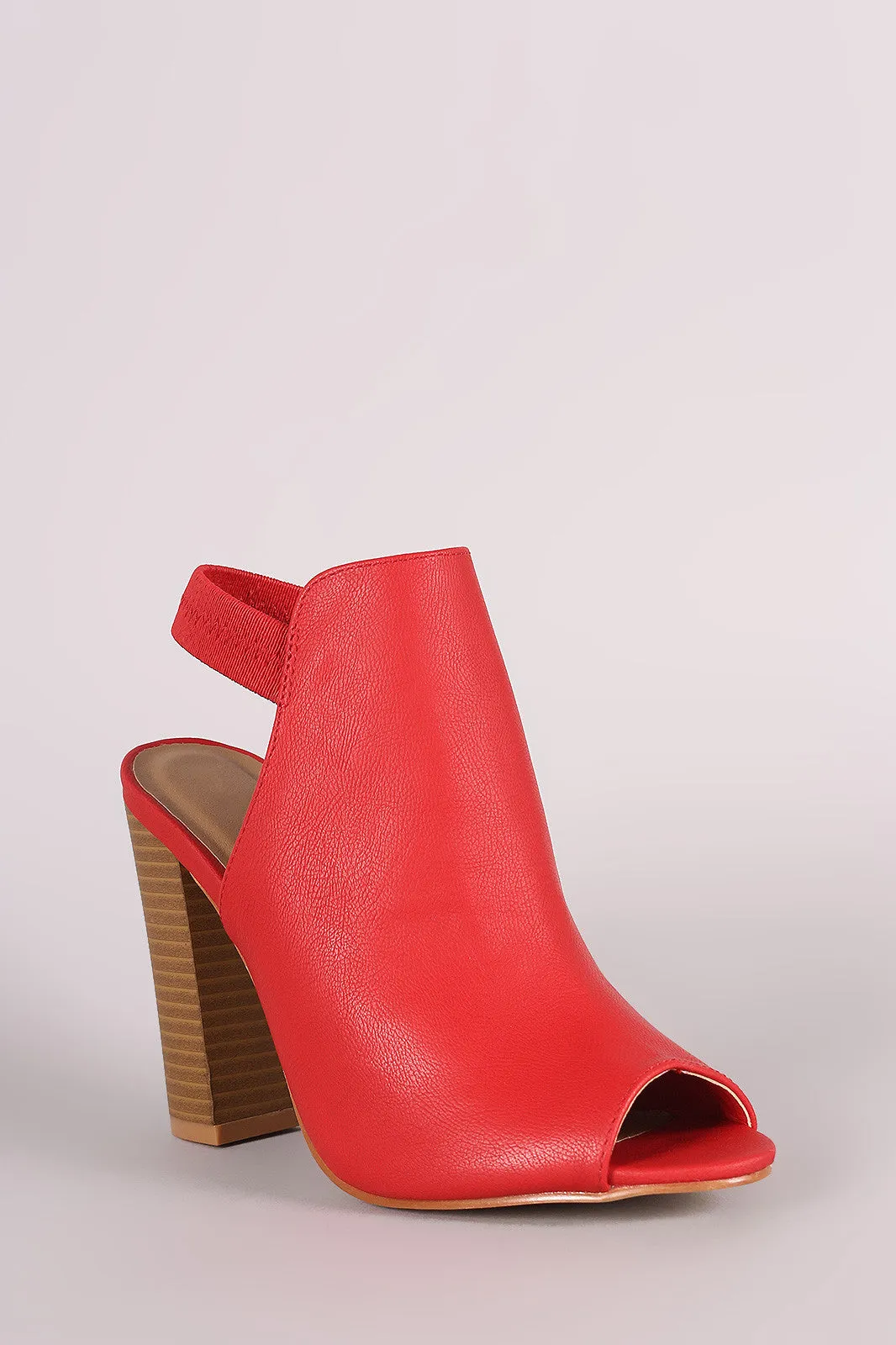 Liliana Elasticized Mule Chunky Heel