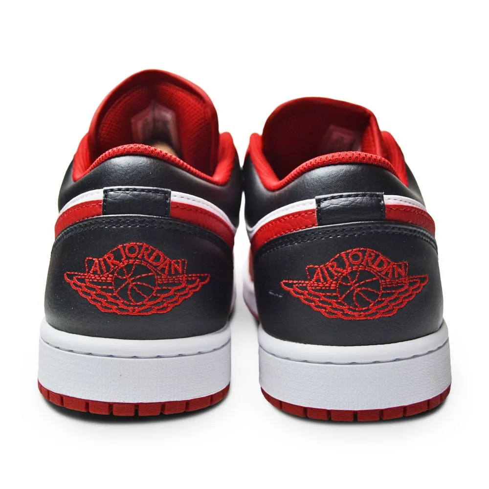 Mens Nike Air Jordan 1 Low "Bulls" - 553558 163 - White Gym Red Black