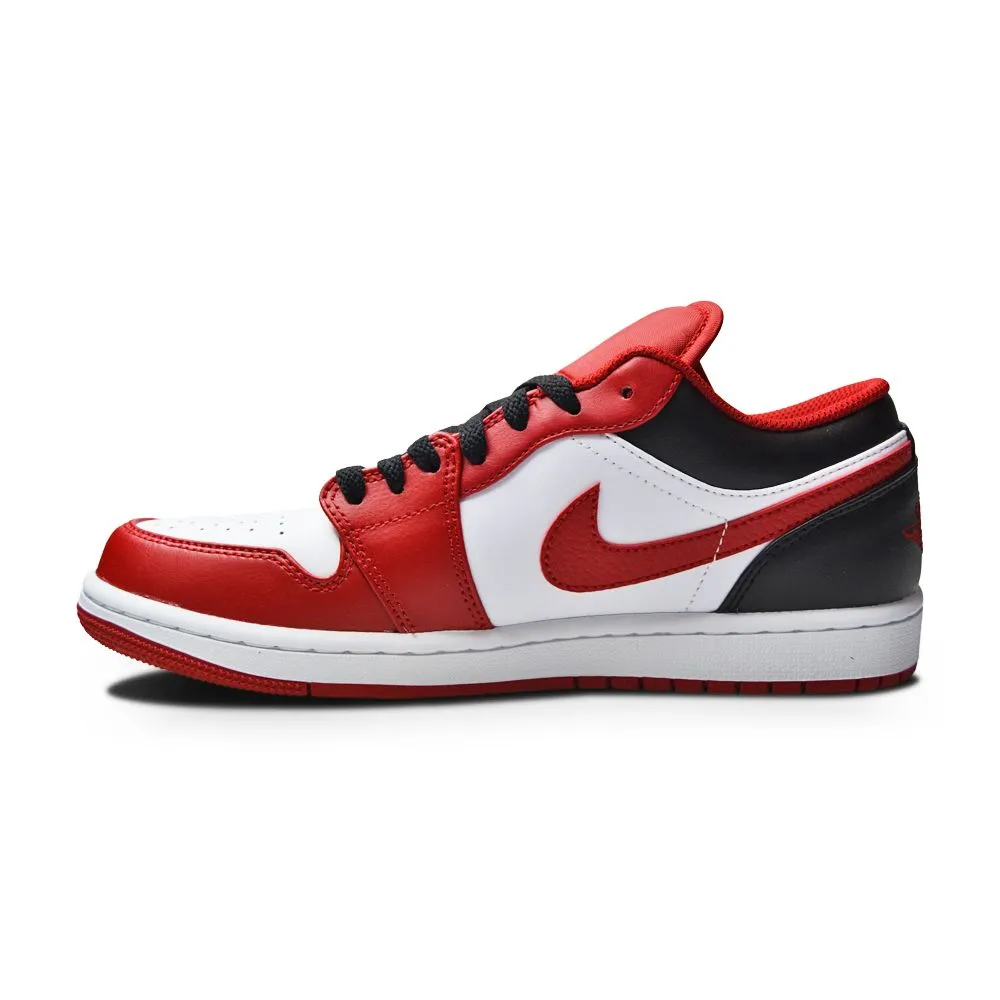 Mens Nike Air Jordan 1 Low "Bulls" - 553558 163 - White Gym Red Black