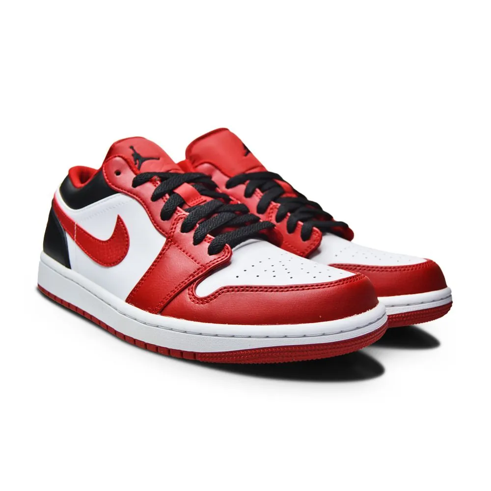 Mens Nike Air Jordan 1 Low "Bulls" - 553558 163 - White Gym Red Black