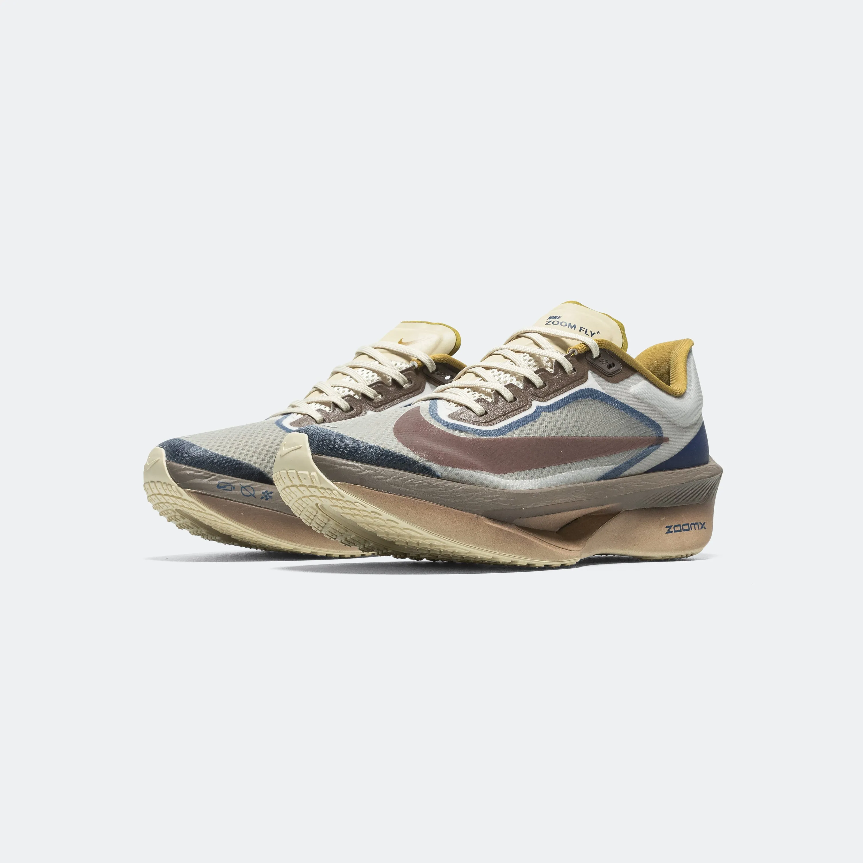 Mens Zoom Fly 6 PRM - Light Bone/Cave Stone-Blue