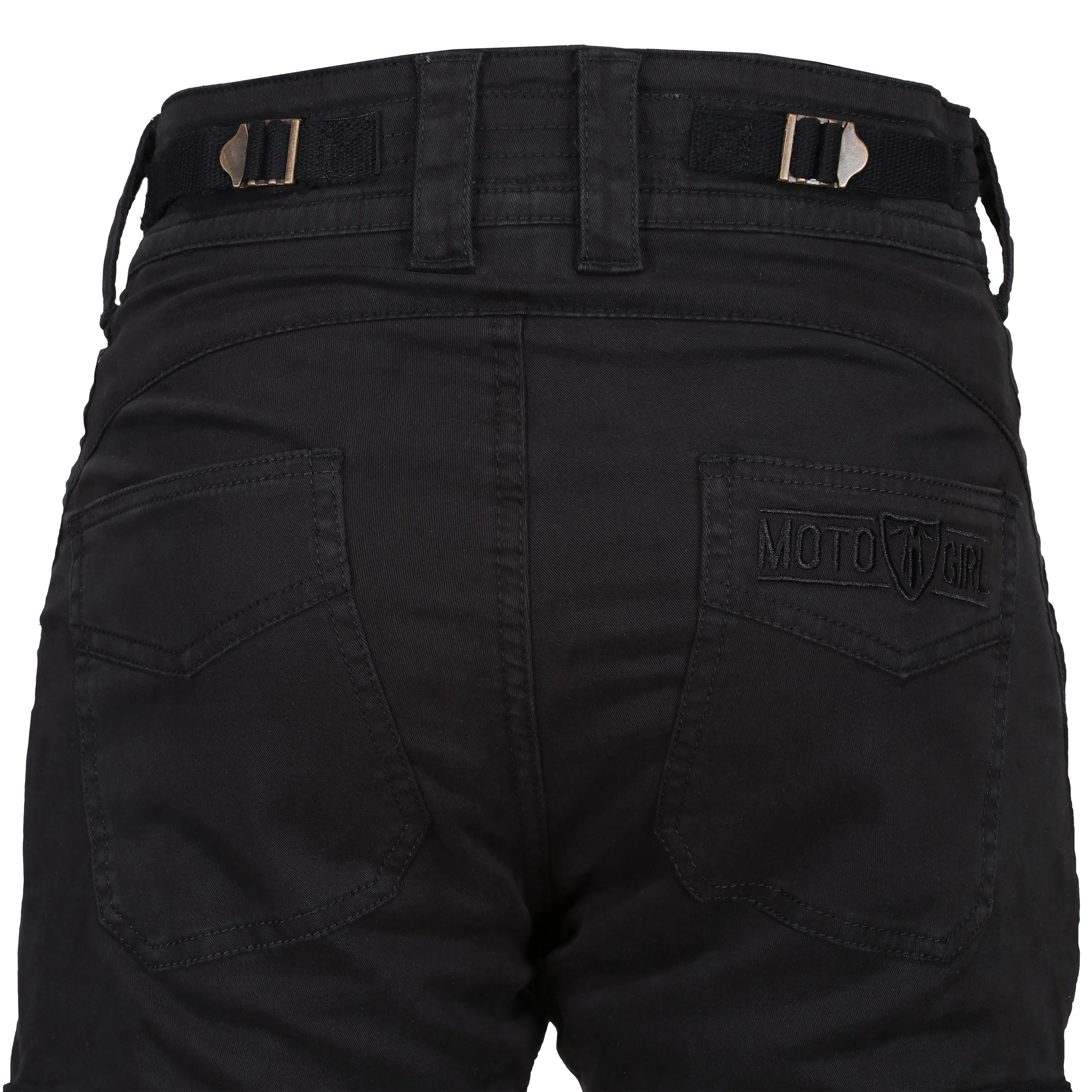 MotoGirl Lara Cargo Riding Pants - Black