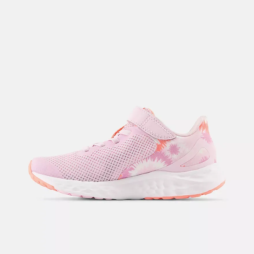 New Balance Light Raspberry Arishi v4 Bungee Lace Children’s Sneaker