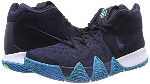 Nike Men's Kyrie 4 Dark Obsidian/Black Basketball Shoe 9.5 Men US