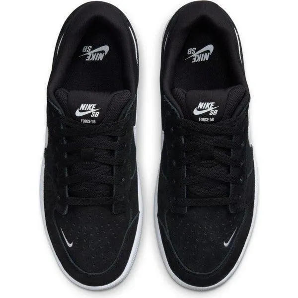 Nike SB Force 58 Black - White - Black