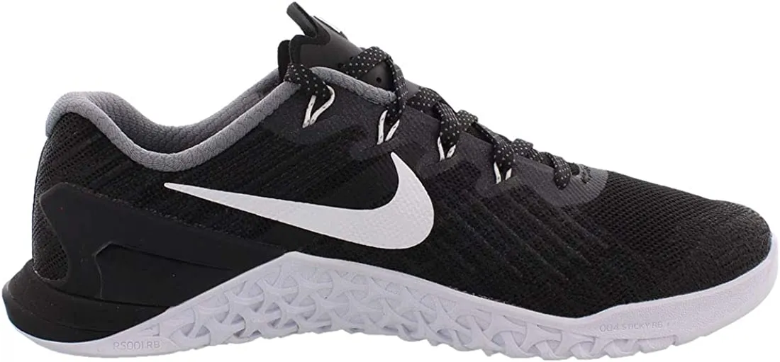 Nike Womens Metcon 3 Training Shoes Black/White Size 7