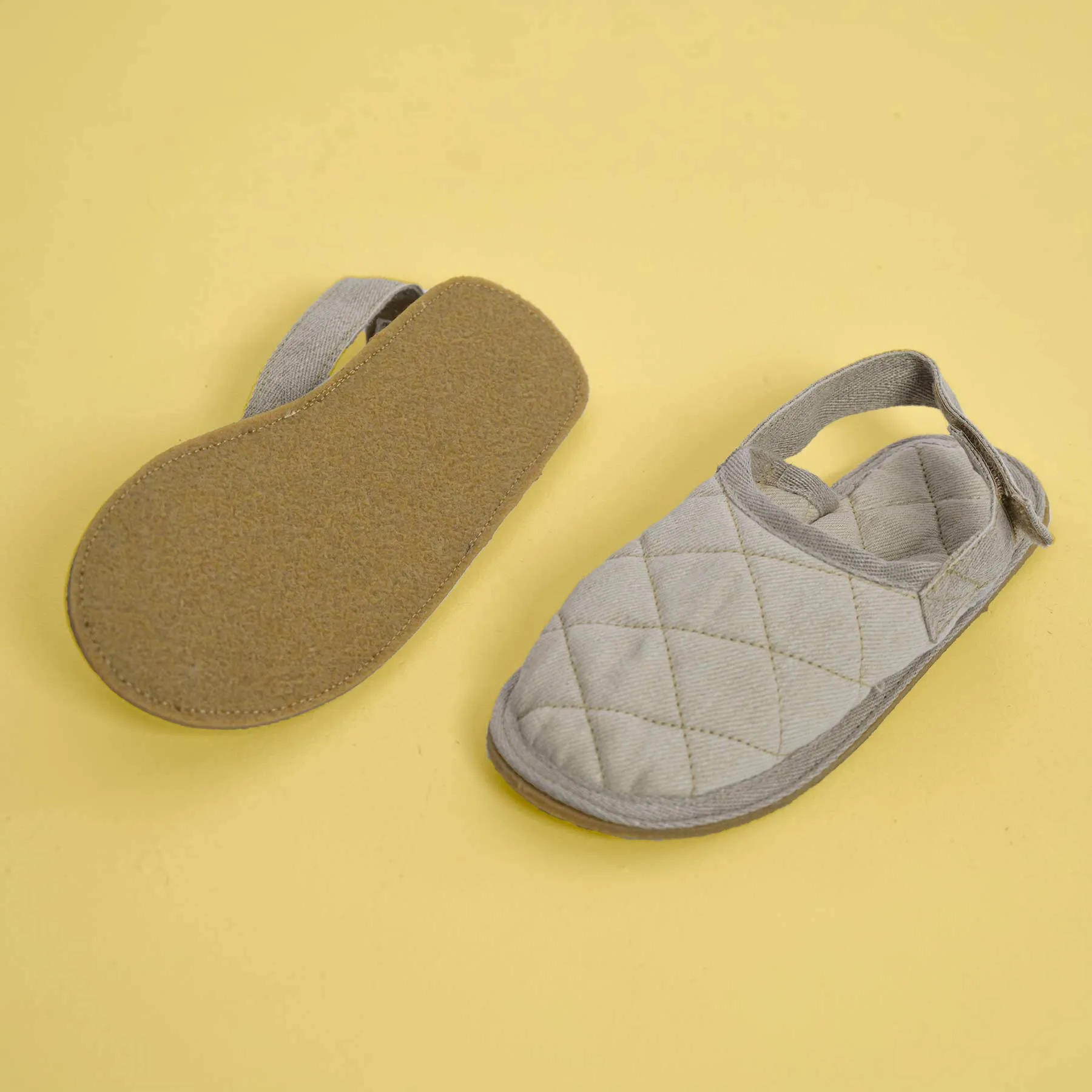 OKINAWA Indoor/Outdoor Hemp Slippers (Natural Rubber Soles) (Unisex)