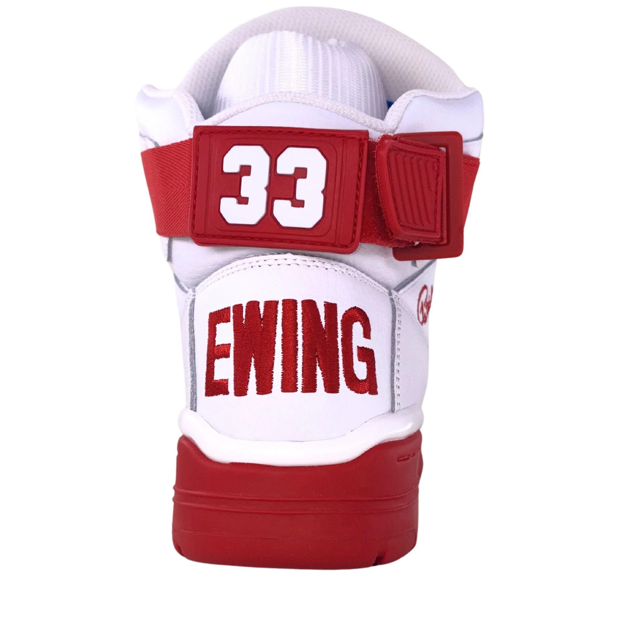 Patrick Ewing Athletics Men's 1BM00554-128 33 HI OG White Red Basketball Shoes