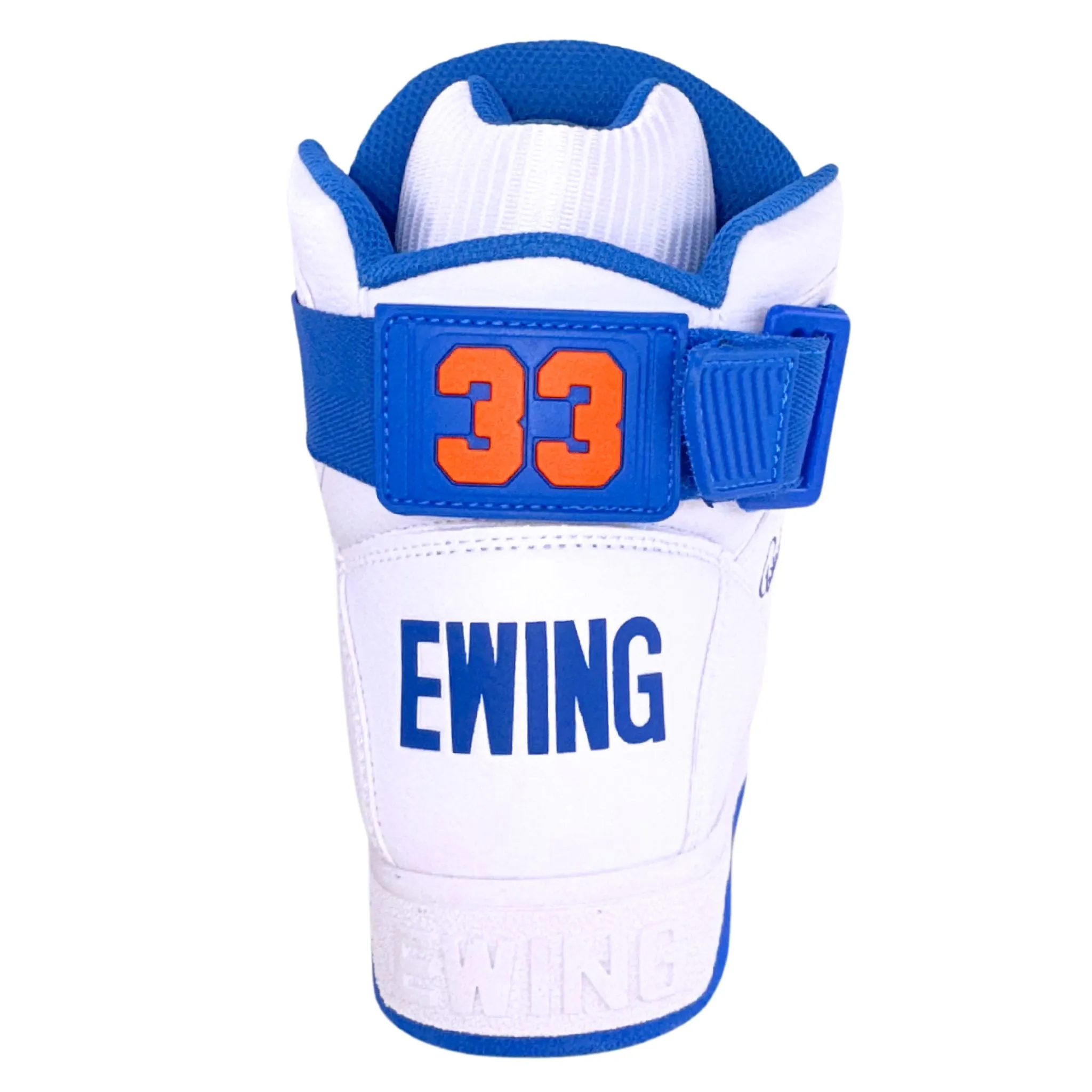 Patrick Ewing Athletics Men's 1BM00640-132 33 HI ORION White Blue Orange Basketball Shoes