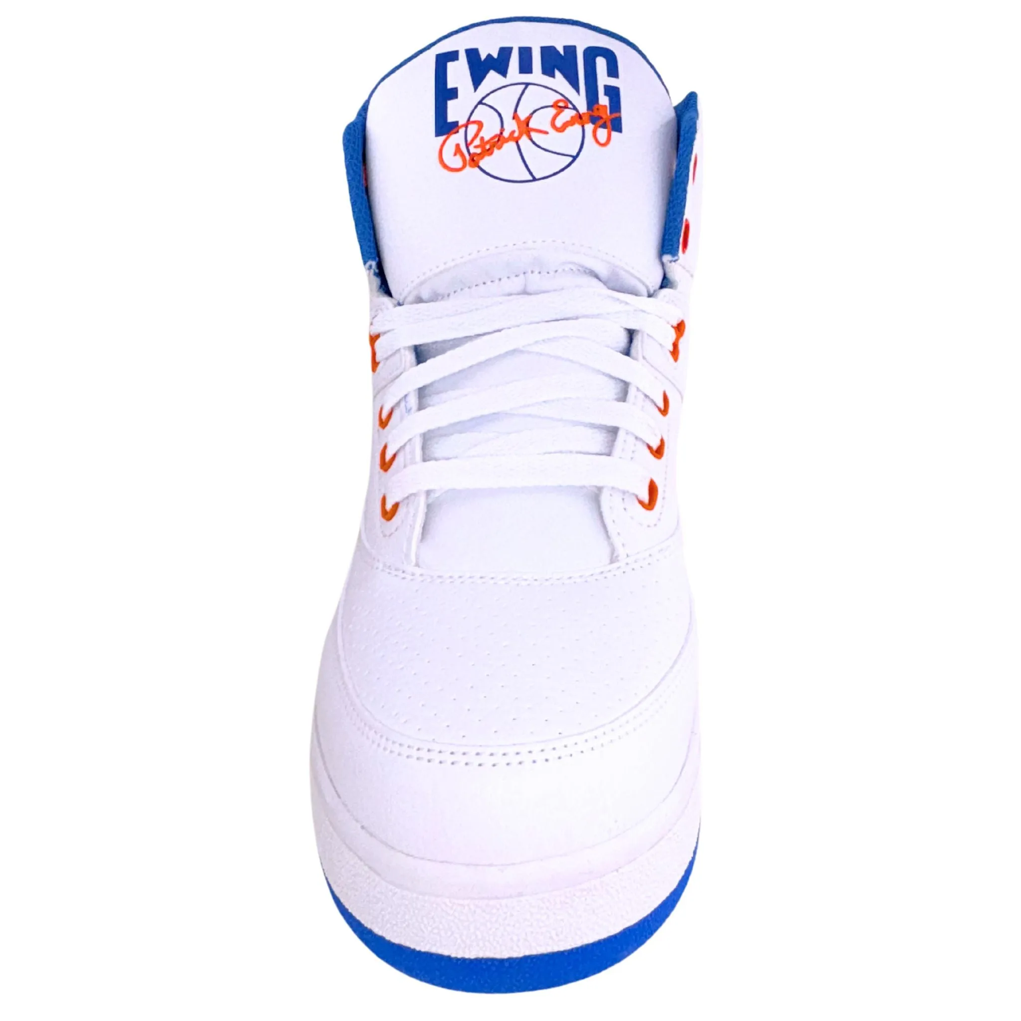 Patrick Ewing Athletics Men's 1BM00640-132 33 HI ORION White Blue Orange Basketball Shoes