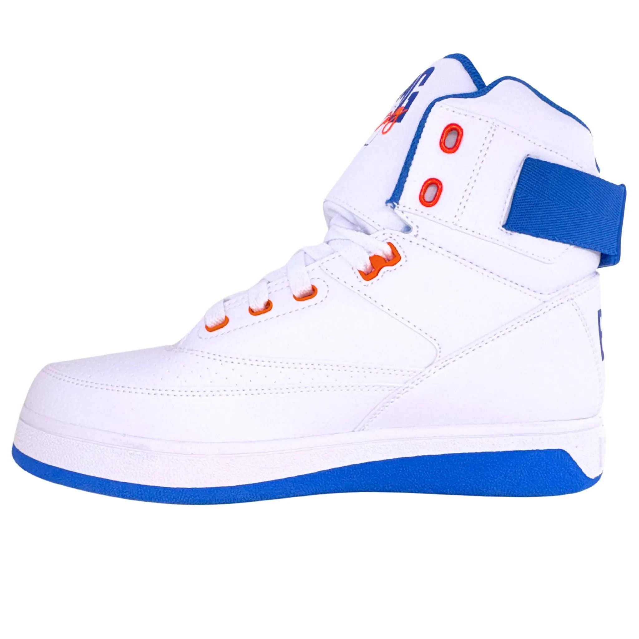 Patrick Ewing Athletics Men's 1BM00640-132 33 HI ORION White Blue Orange Basketball Shoes