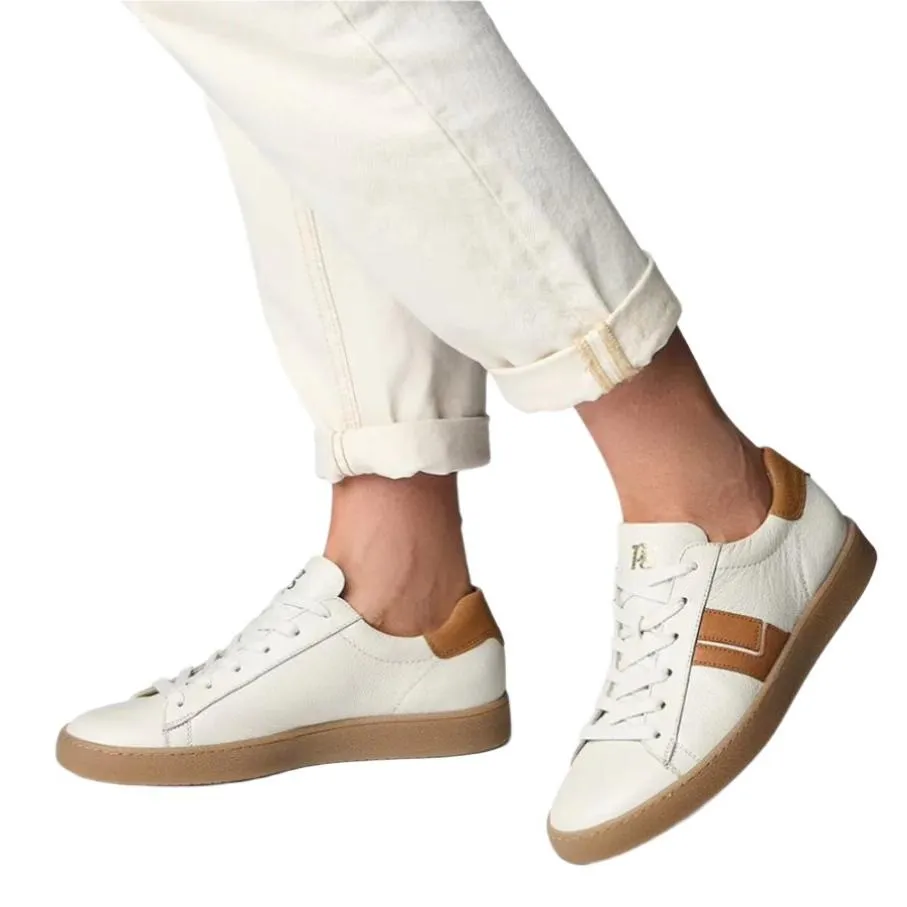 Paul Green Womens Trainer 5464-05 Ivory/Cuoio