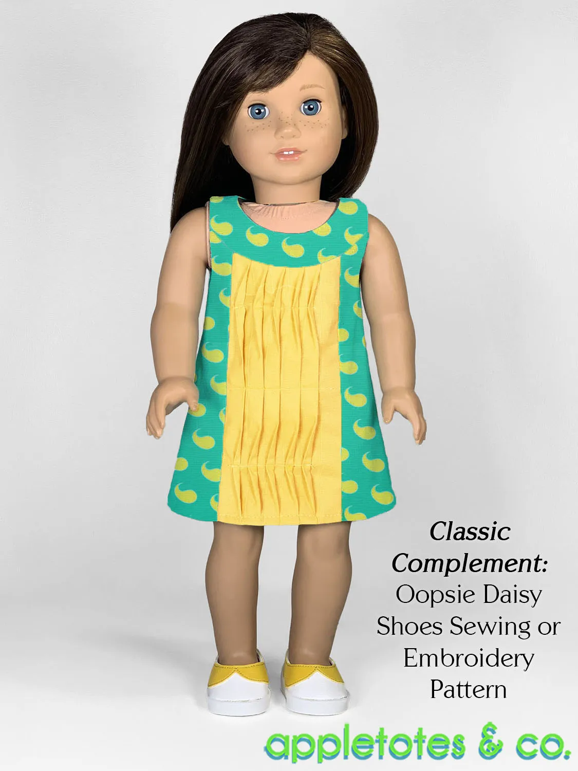 Portia Dress 18 Inch Doll Sewing Pattern