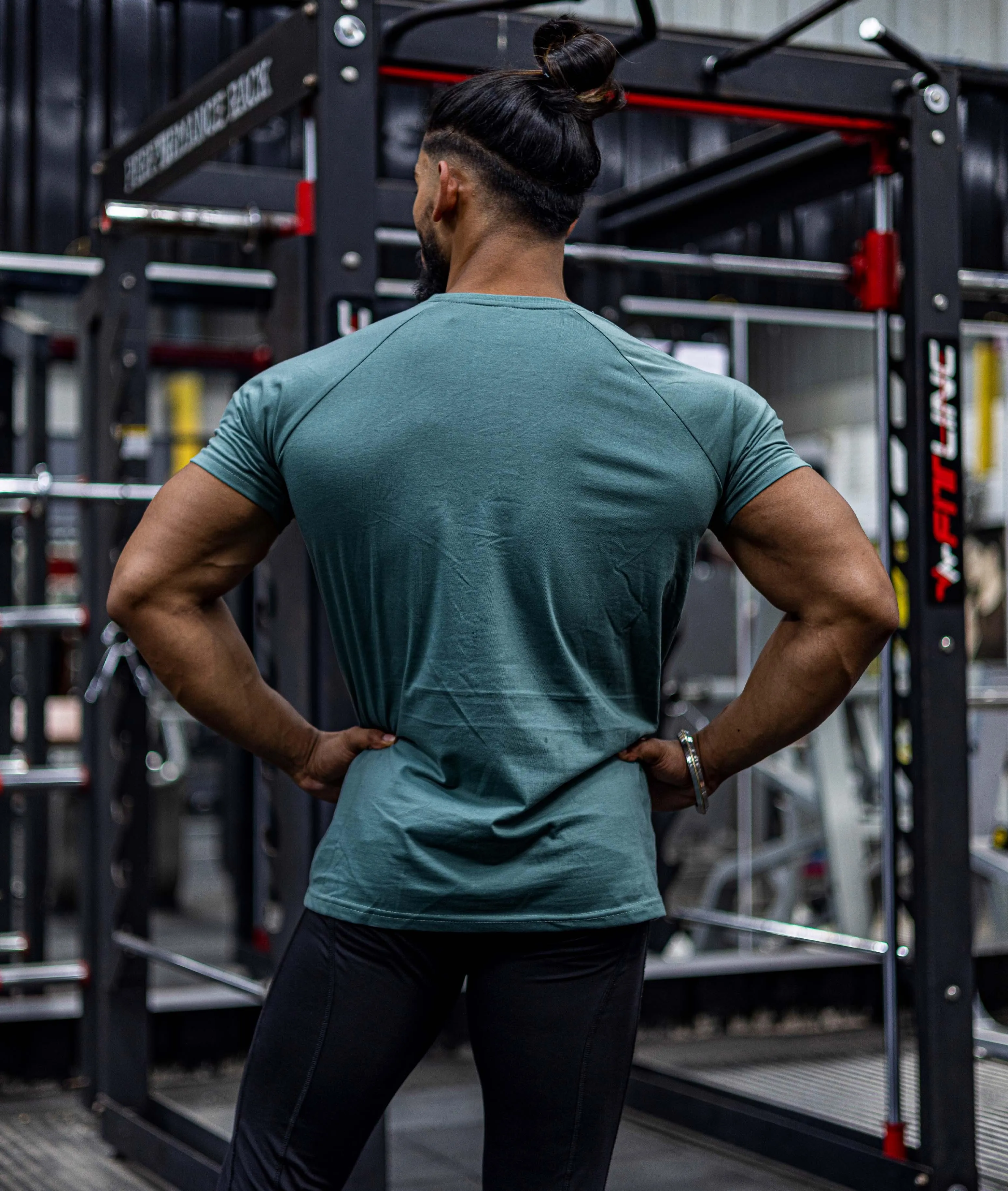 Pure Cotton GymX Tee: Mint Green - Sale