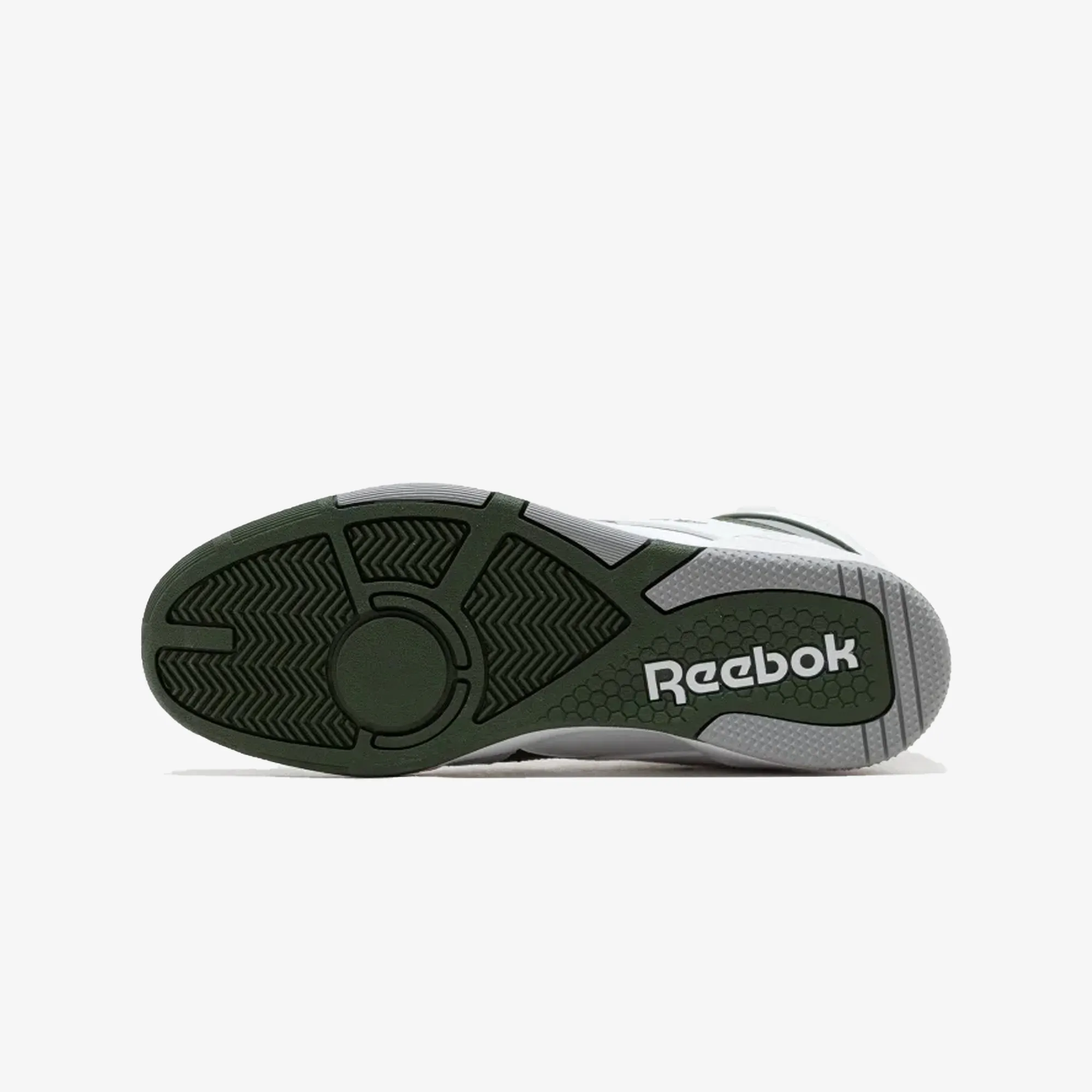 Reebok | BB 4000 II MID  { WHITE/COLD GREY 3/GREEN