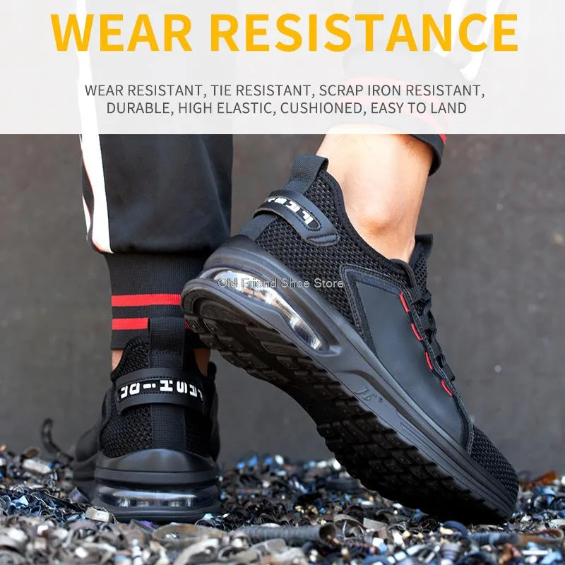 S1 Safety shoes work breathable steel toe lightweight sneaker