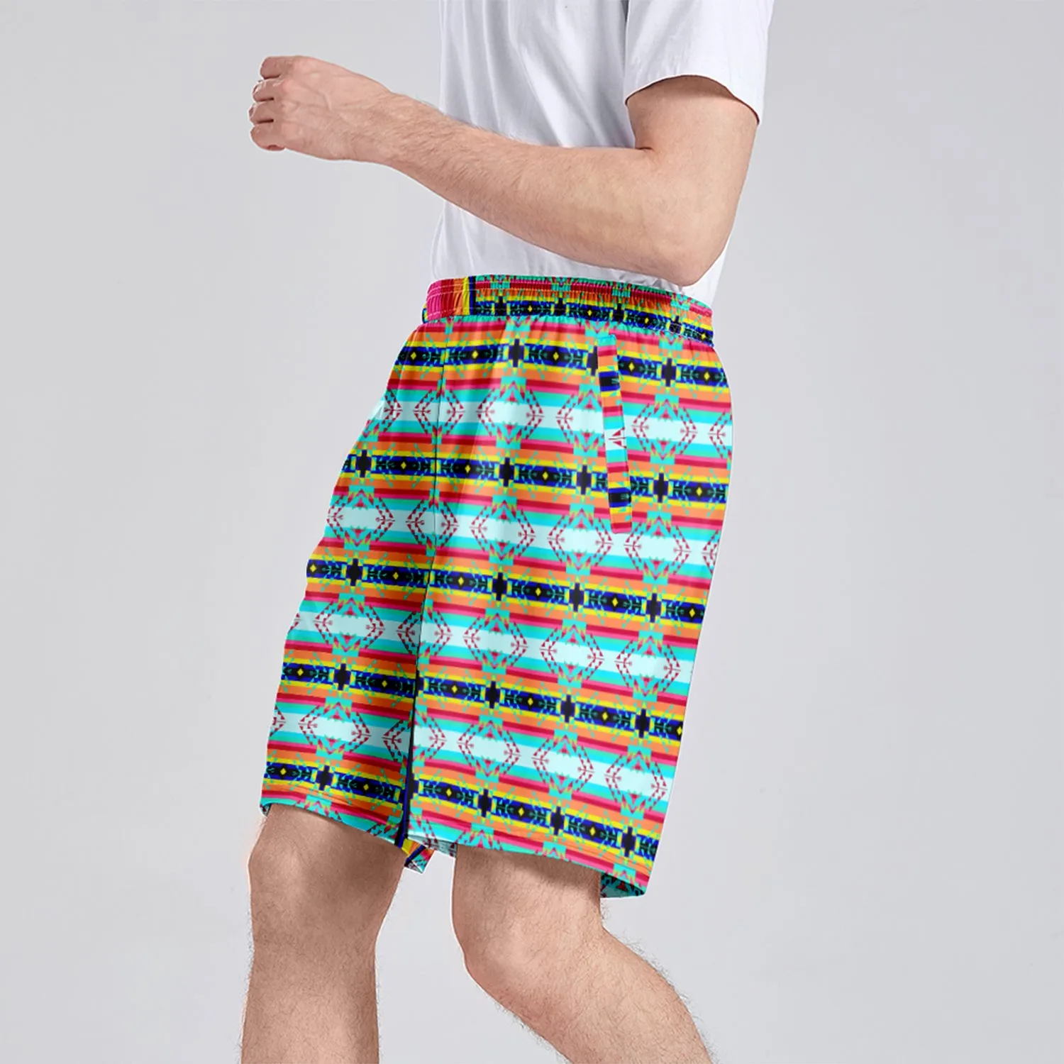 Sacred Spring Athletic Shorts with Pockets