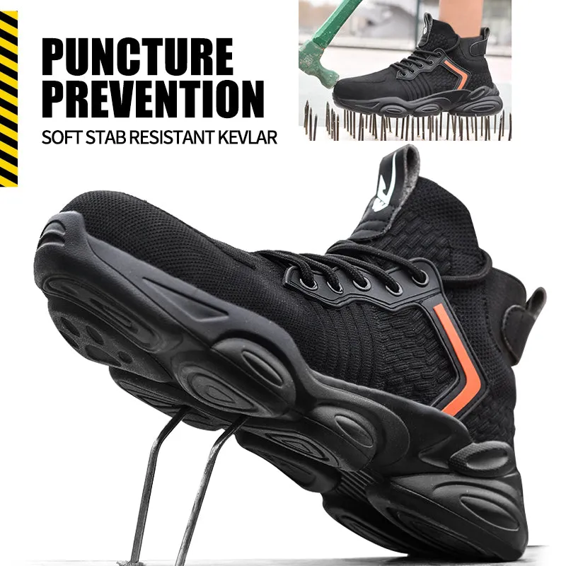 Safety shoes work lightweight breathable soft comfortable