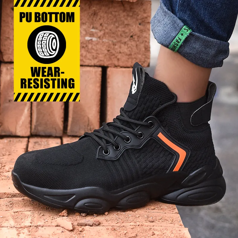 Safety shoes work lightweight breathable soft comfortable