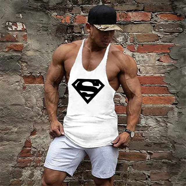 Skull Golds Bodybuilding Stringer Tank Tops men Gyms Stringer Shirt Fitness Tank Top Men Gyms Clothing Cotton Vest hoodies