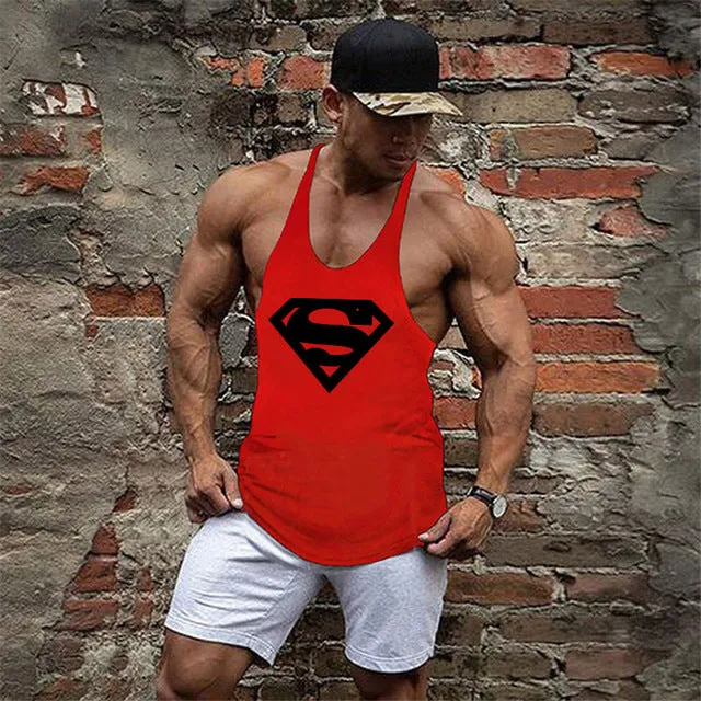 Skull Golds Bodybuilding Stringer Tank Tops men Gyms Stringer Shirt Fitness Tank Top Men Gyms Clothing Cotton Vest hoodies