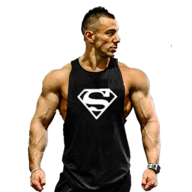 Skull Golds Bodybuilding Stringer Tank Tops men Gyms Stringer Shirt Fitness Tank Top Men Gyms Clothing Cotton Vest hoodies