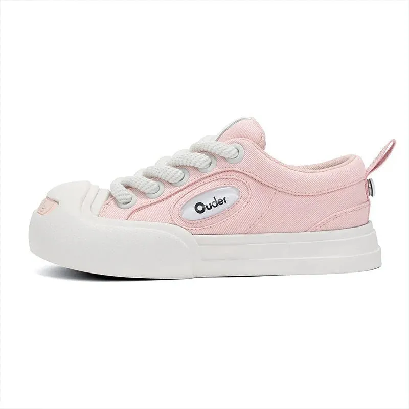 Smile Coral Canvas Shoes