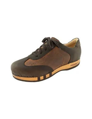 SNEAKERS UOMO IN LEGNO E PELLE