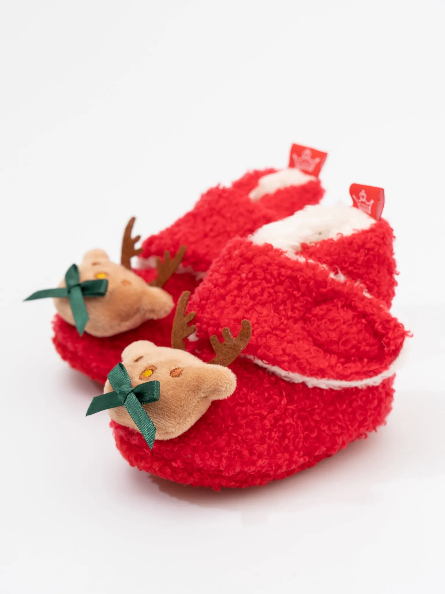 Soft Christmas Baby Booties - Unisex