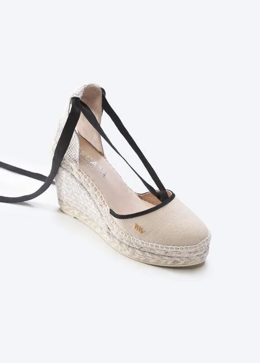 Tavallera Canvas Espadrille Wedges