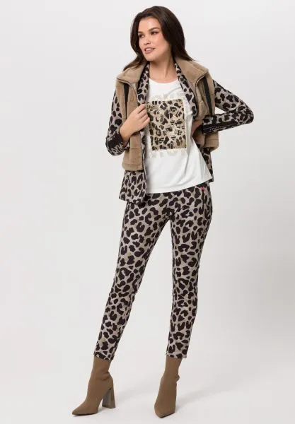 Tuzzi Animal Print Fearless Attitude Trousers